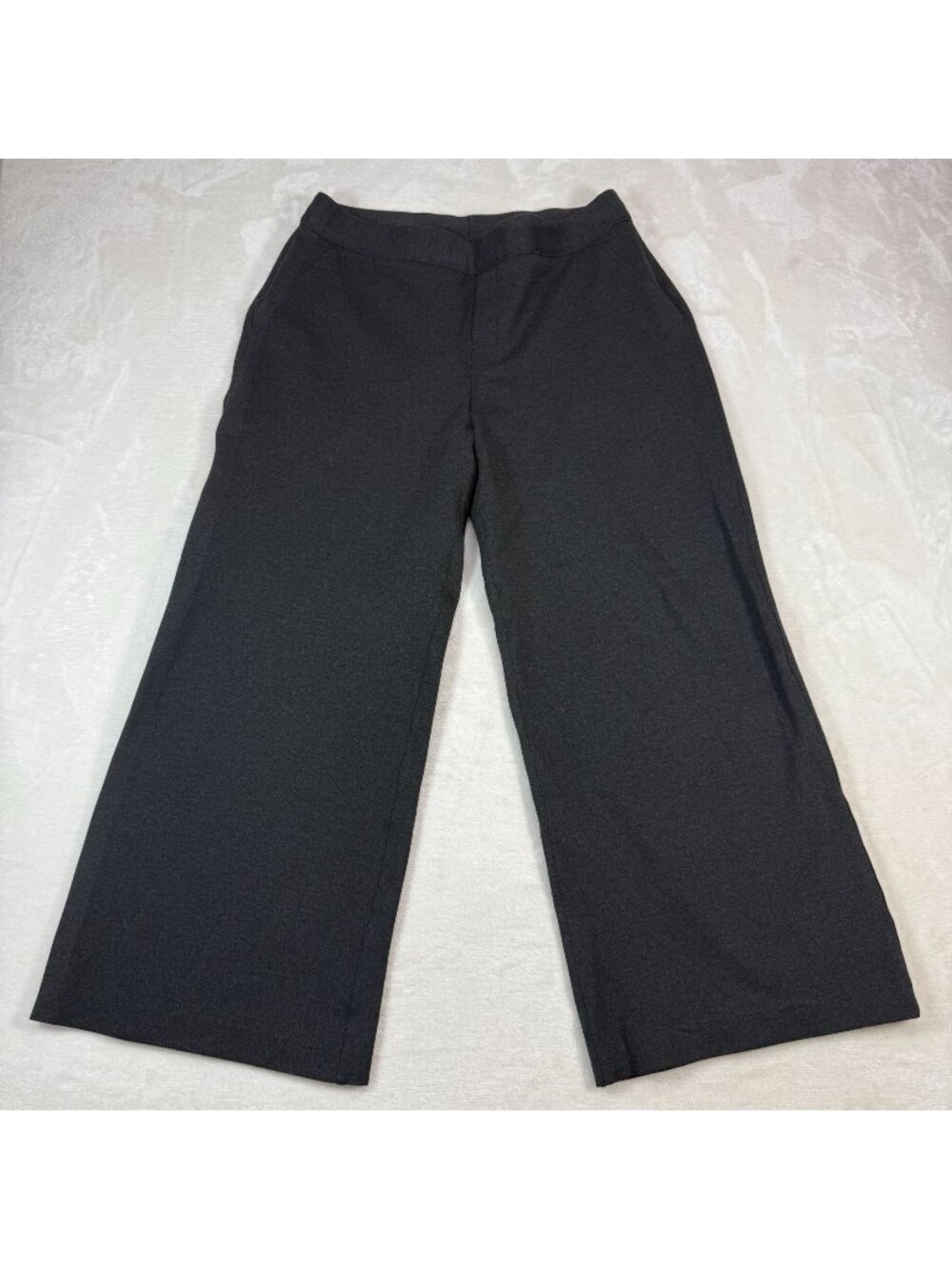 Spanx PerfectFit Ponte Wide Leg Pants Pull On High Rise Tummy Shaping Large